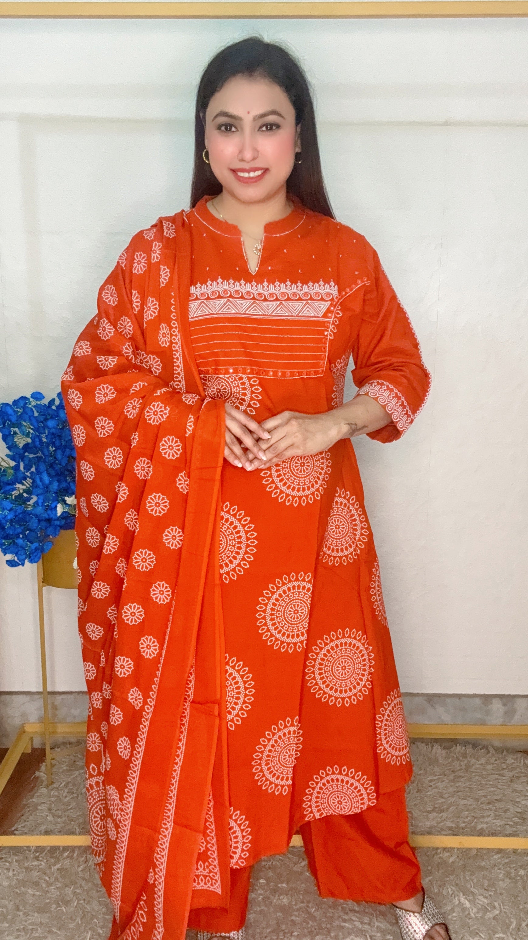 A Line Cotton 3pcs Cordset