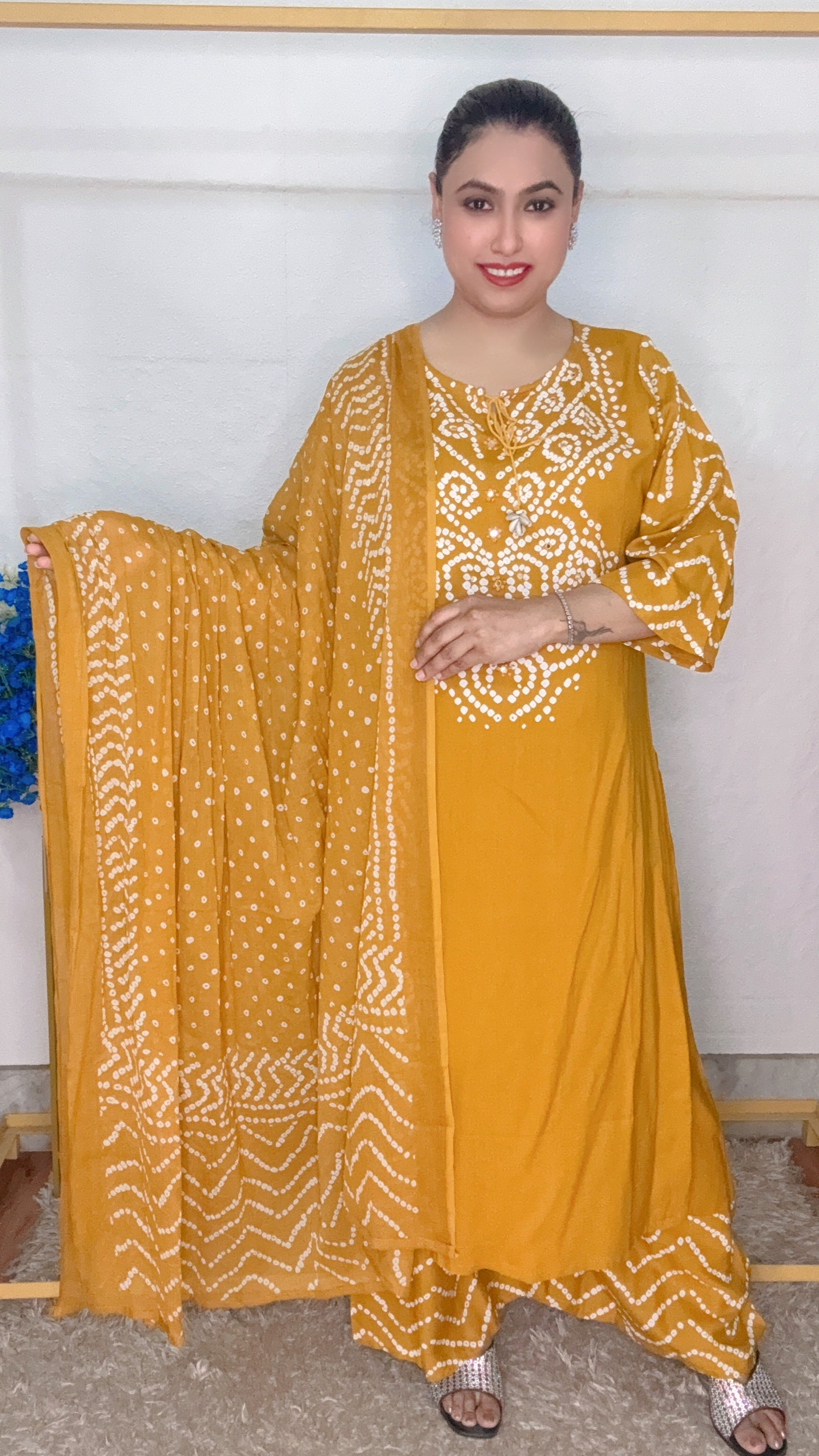 Jaipuri printed suit set