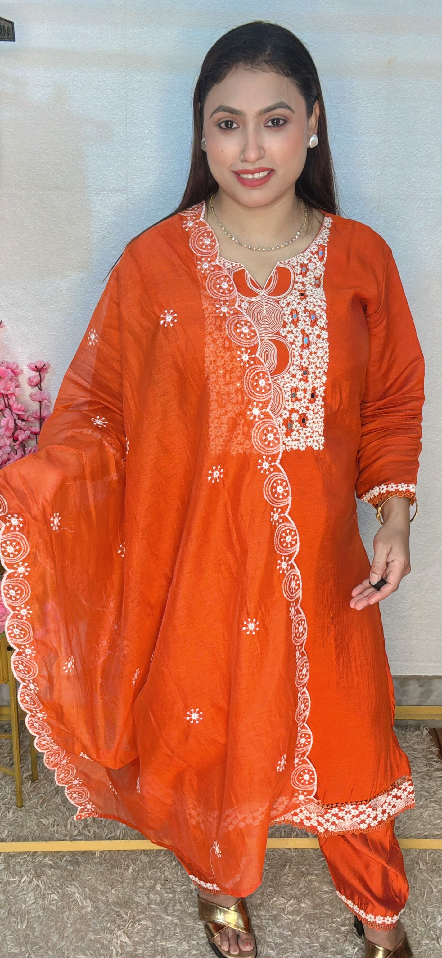 Sunset Charm Kurta Set