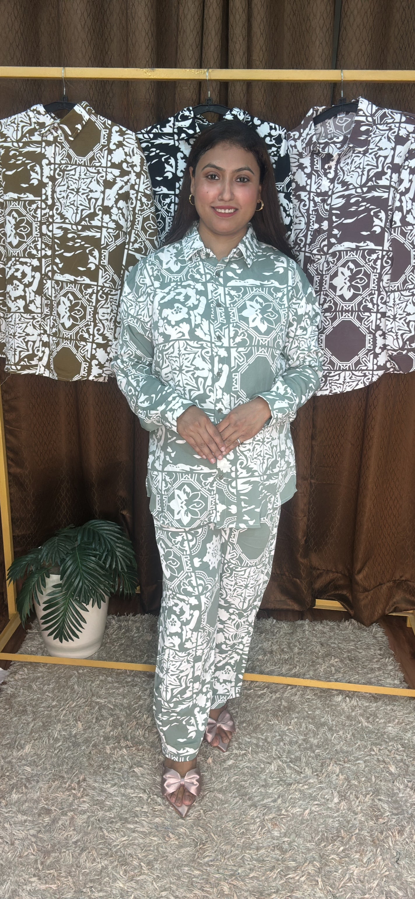 Digital Printed Imported Cord Set