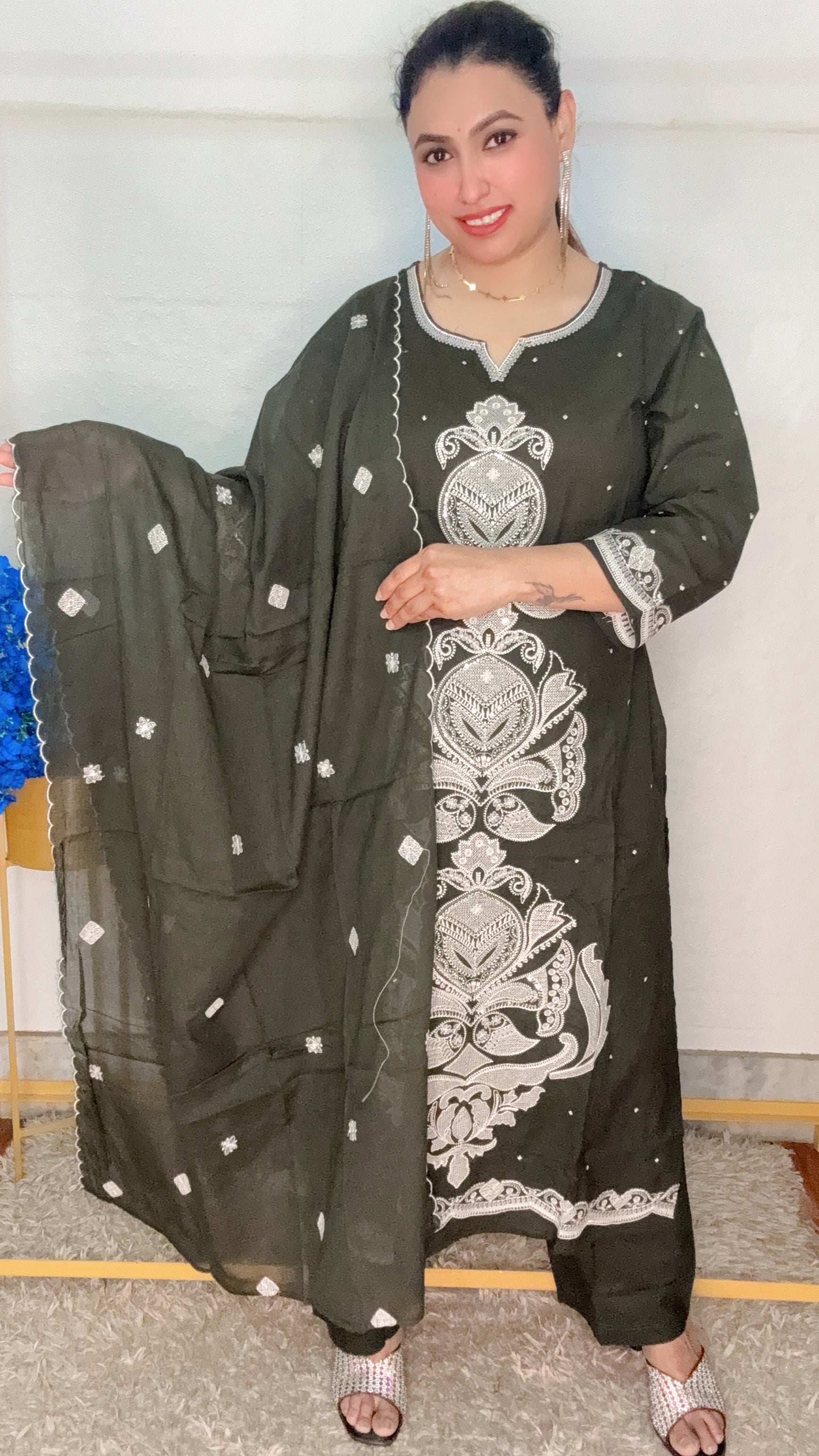 Thread work 3pcs suit