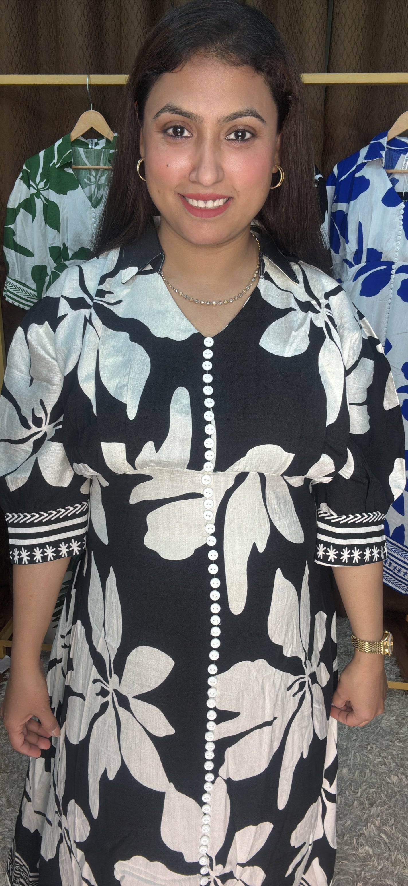 Premium Quality Long Digital Printed Dress