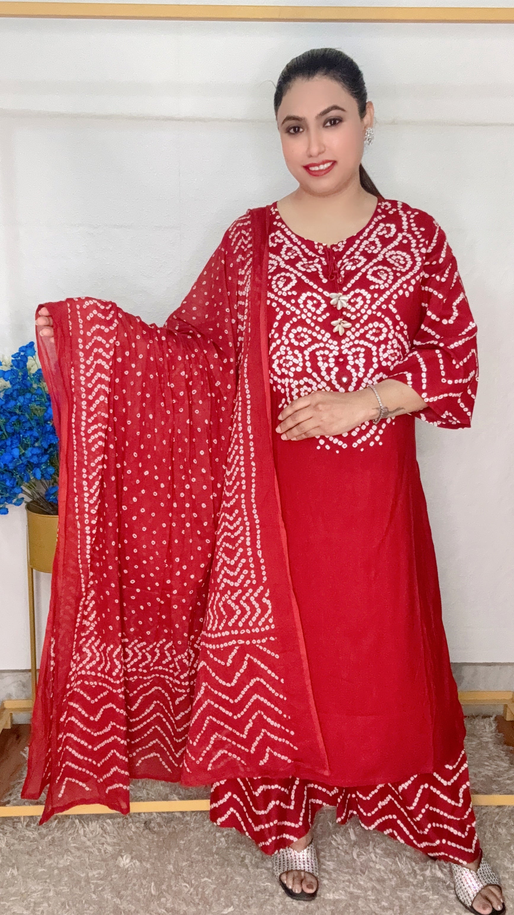Jaipuri printed suit set