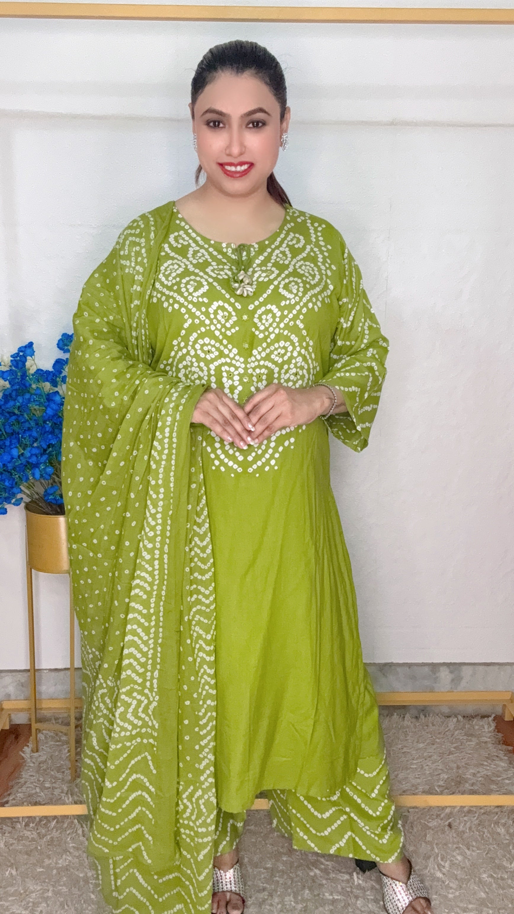 Jaipuri printed suit set