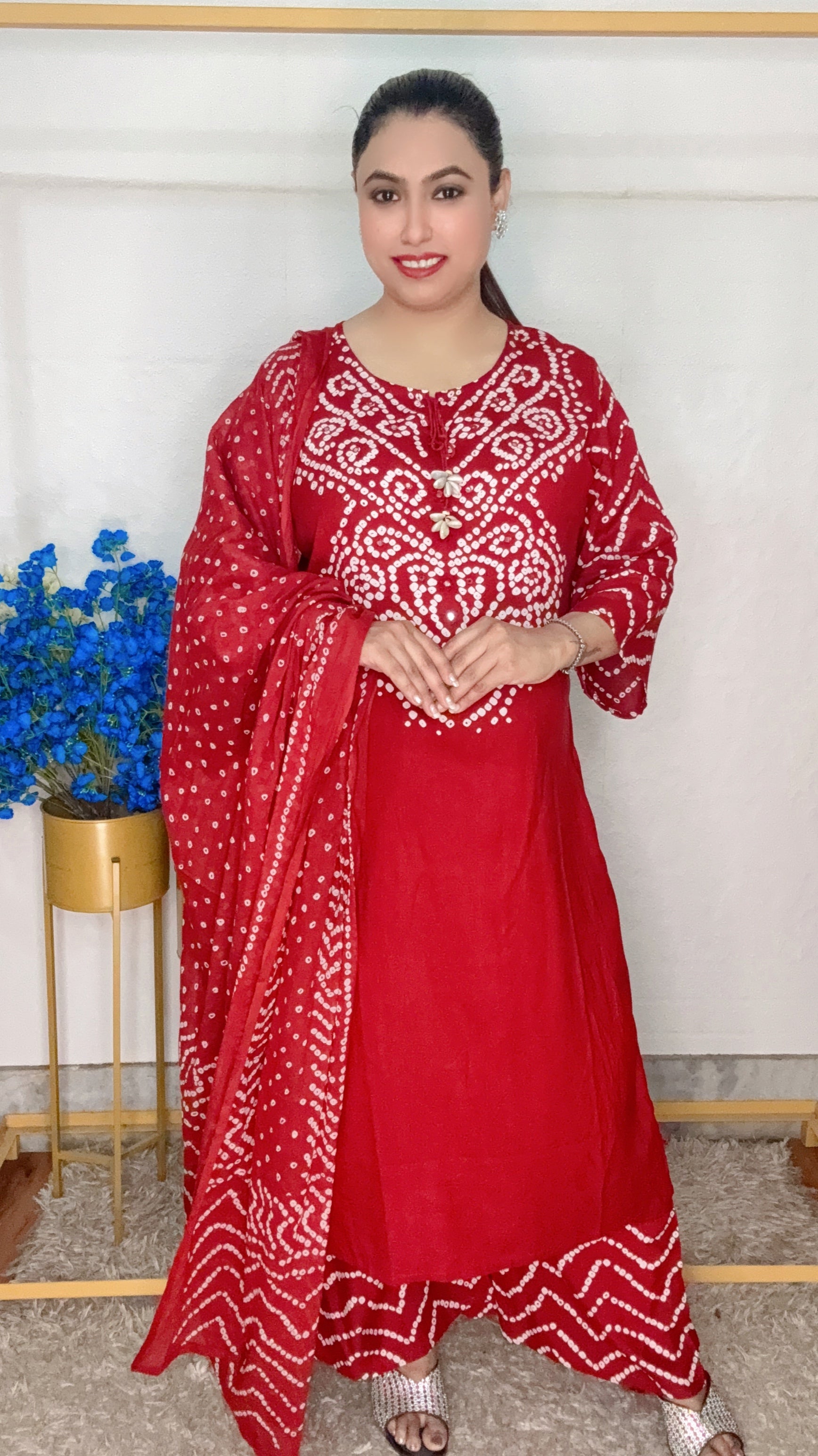 Jaipuri printed suit set