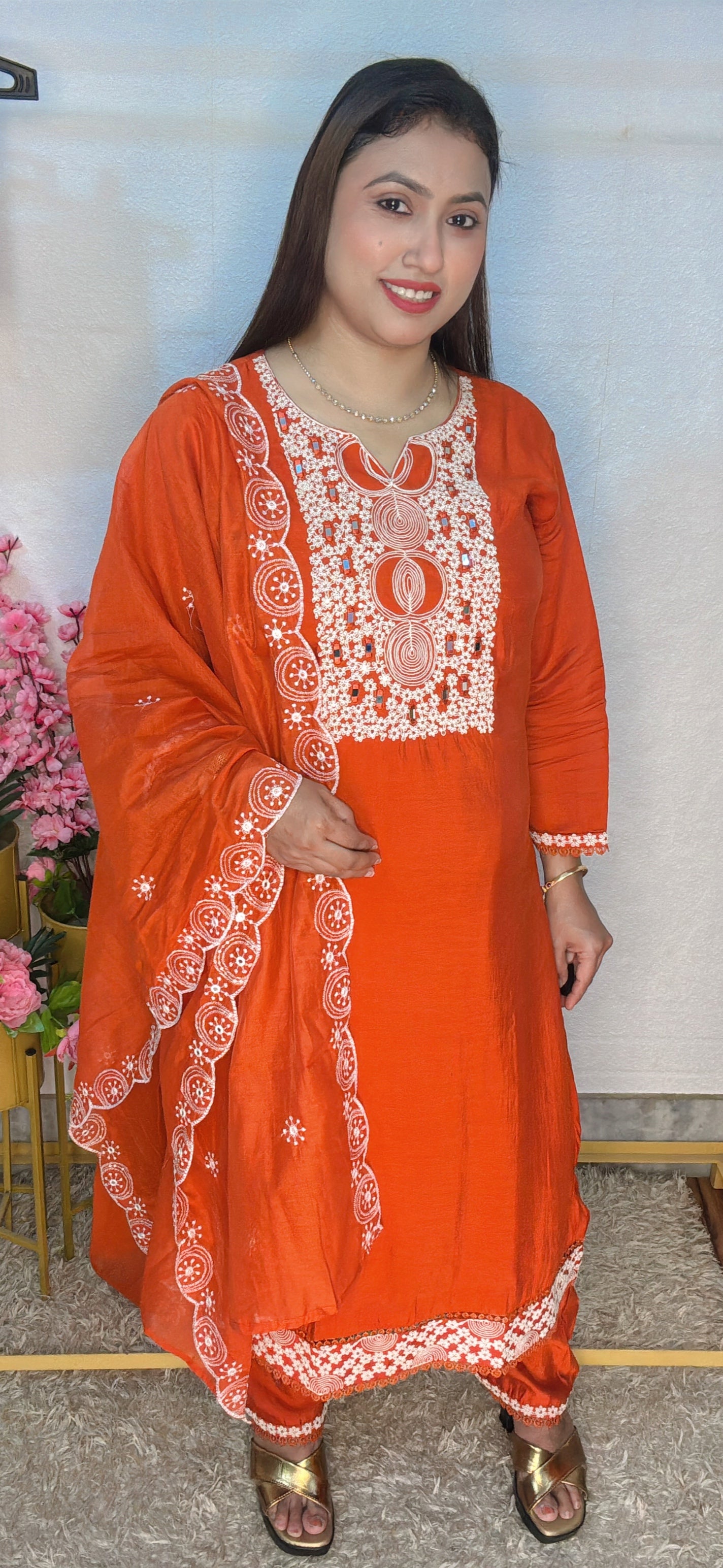 Sunset Charm Kurta Set