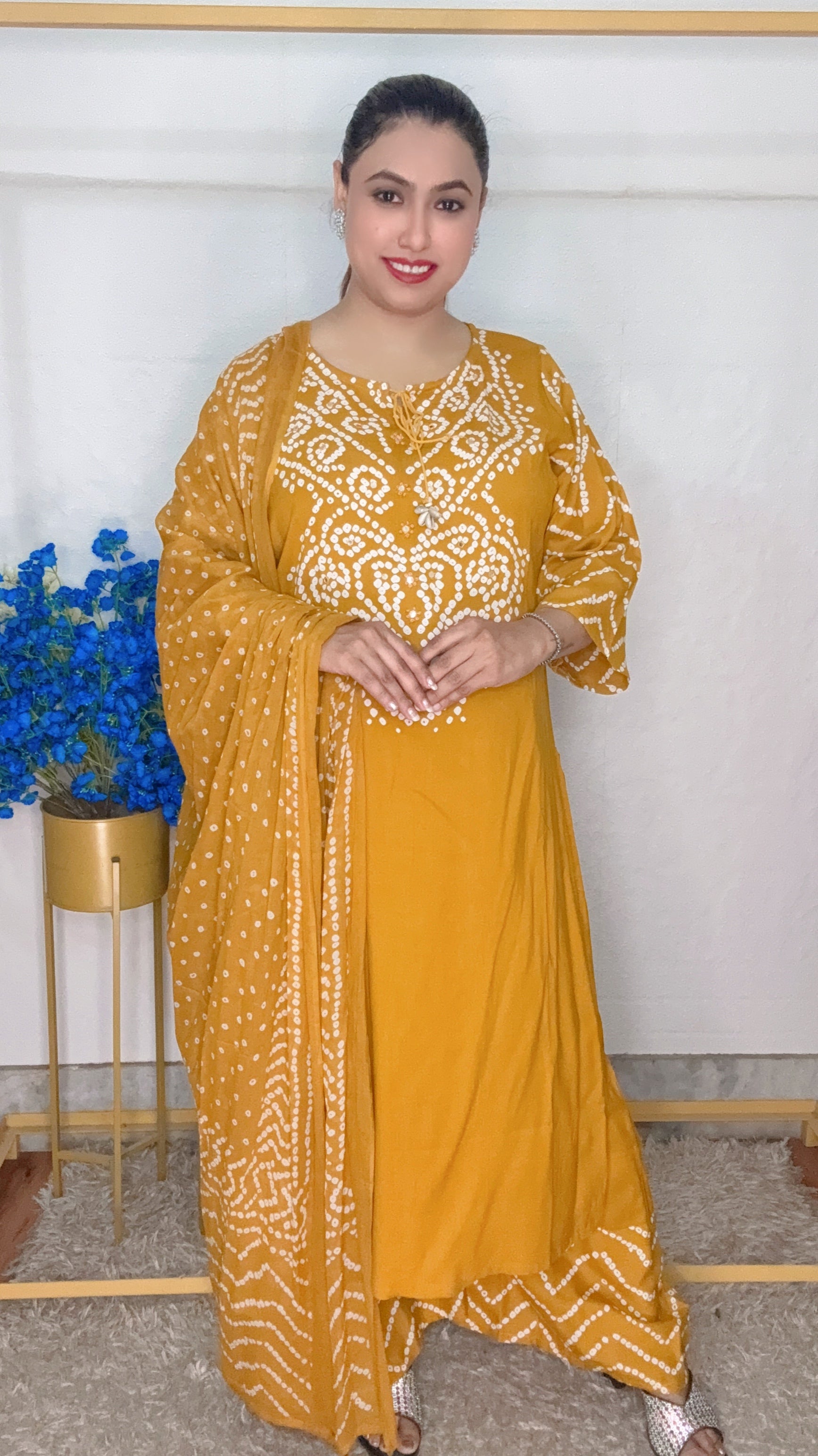 Jaipuri printed suit set