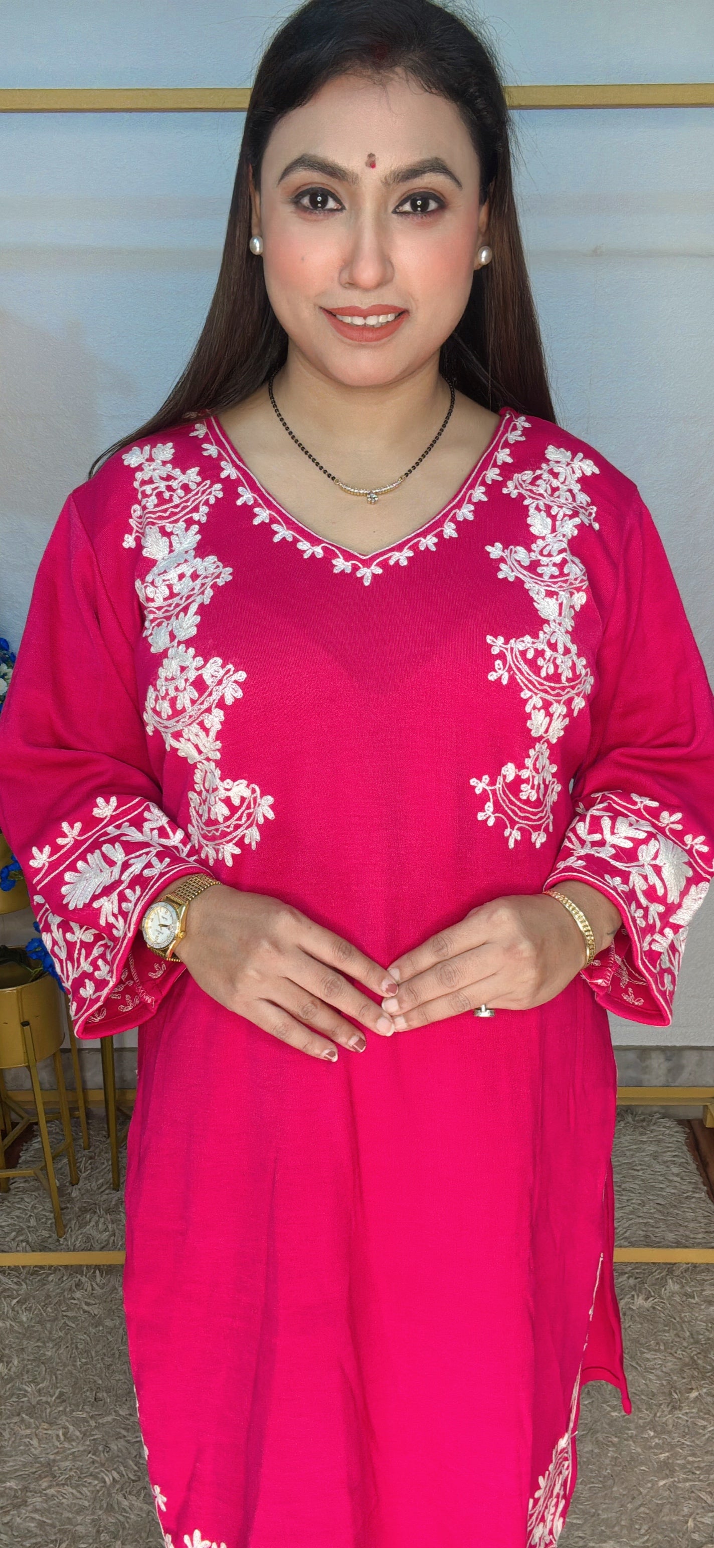 Warm Cordset with Thread Work