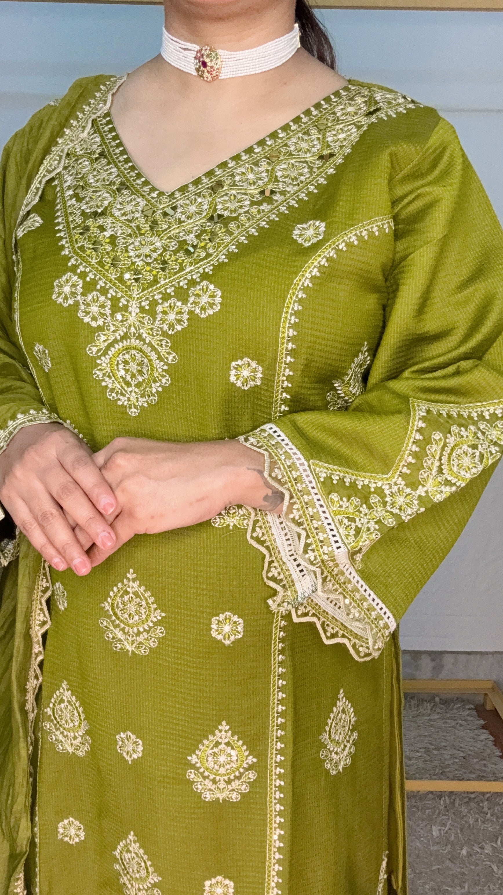 Designer party wear suit set