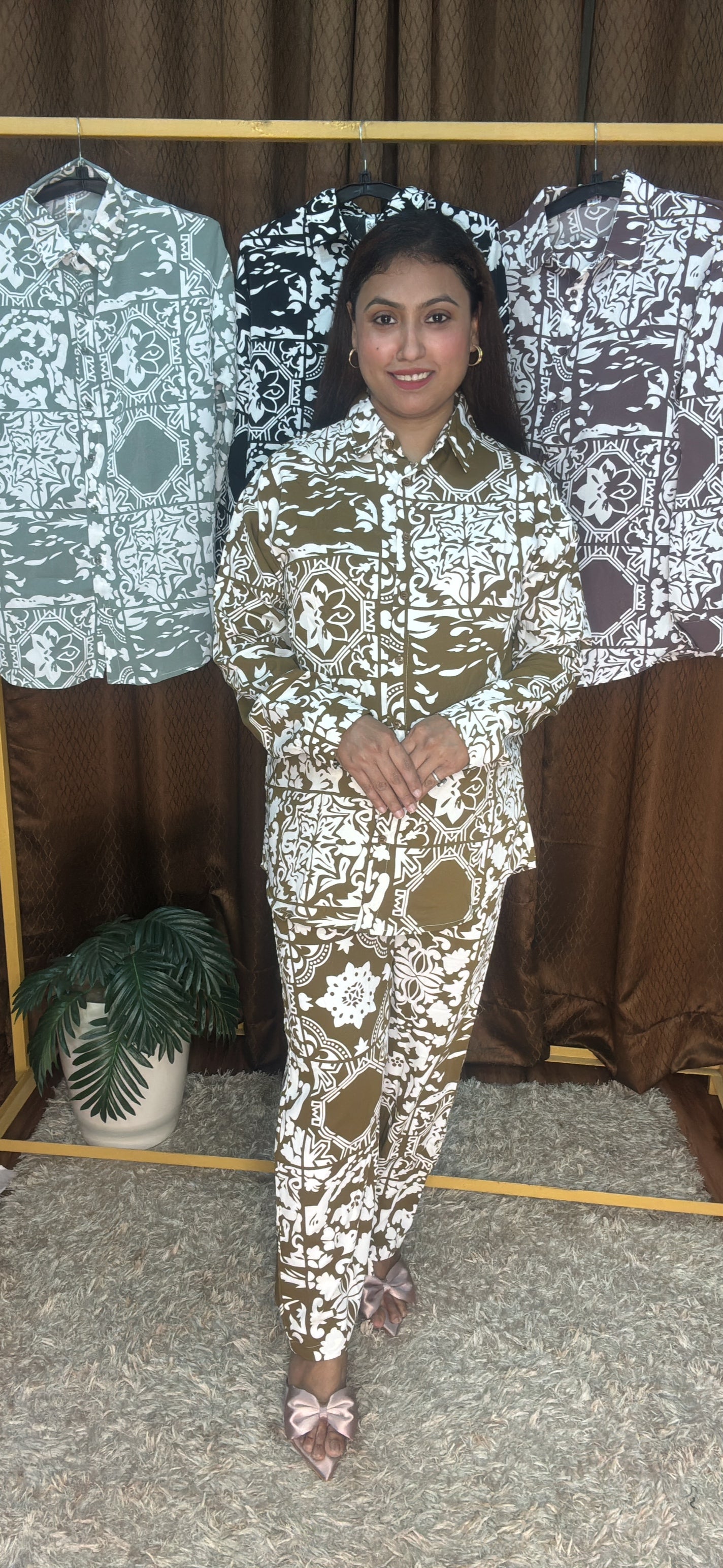 Digital Printed Imported Cord Set