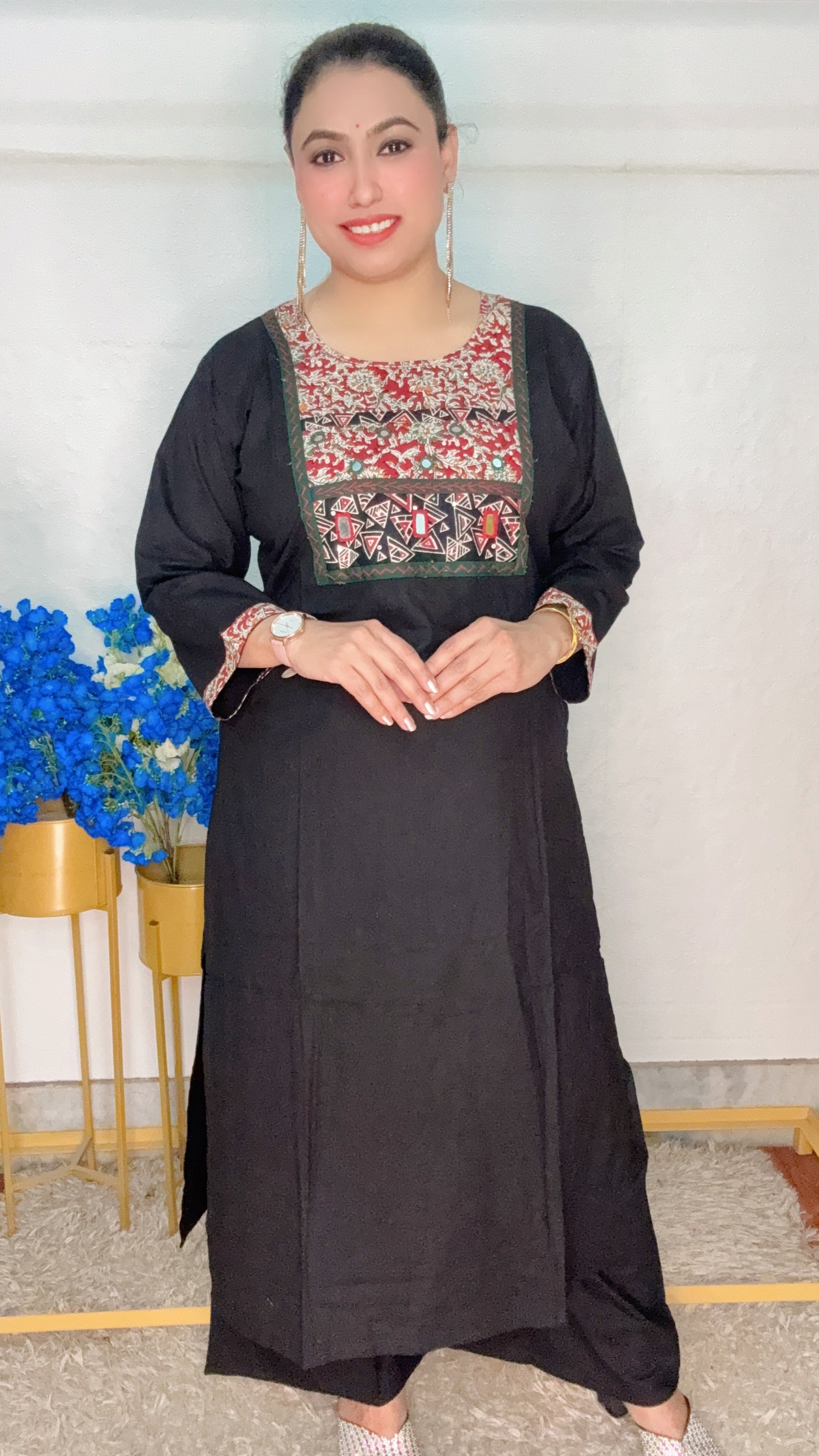 Desi Style Mirror Work Cordset