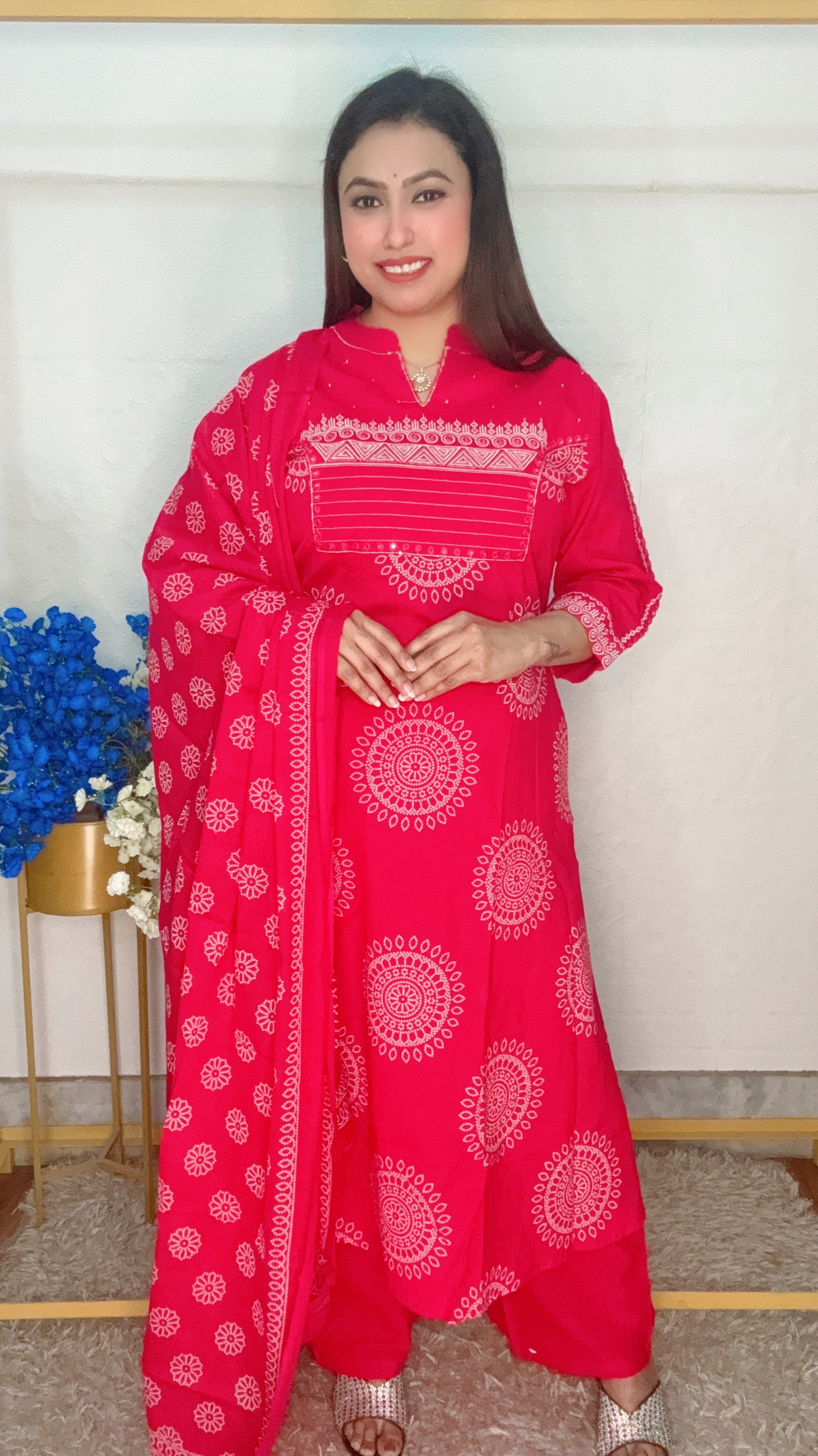 A Line Cotton 3pcs Cordset