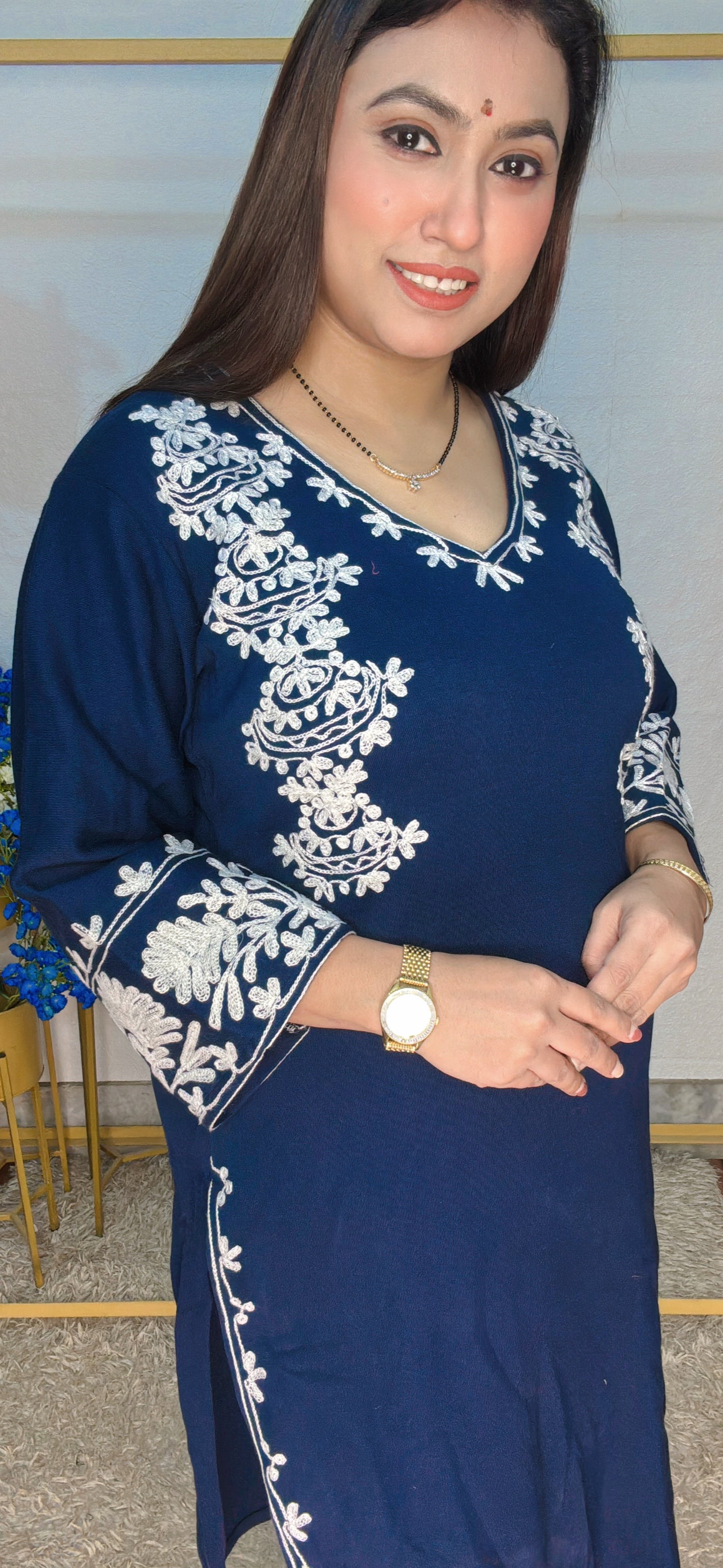 Warm Cordset with Thread Work