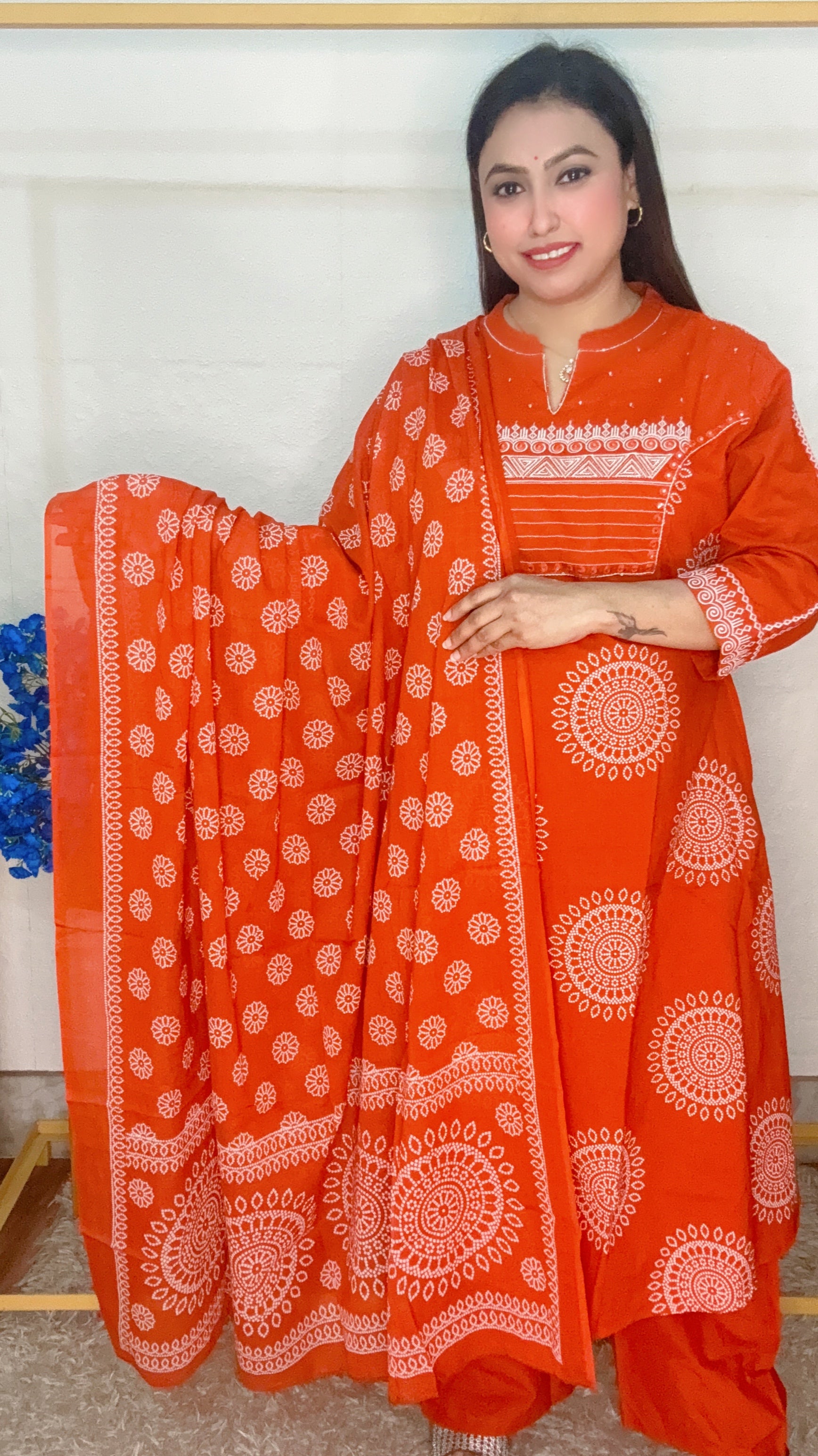 A Line Cotton 3pcs Cordset