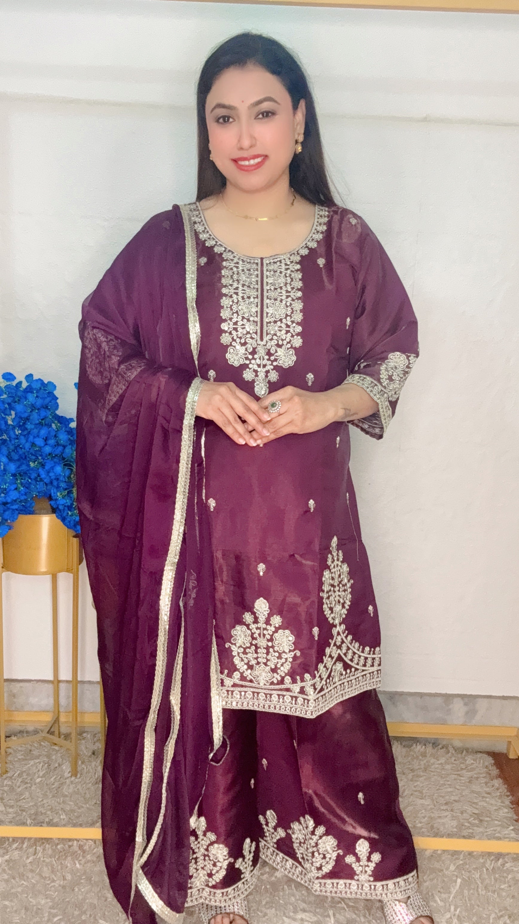 Roman Glass Plazzo 3pcs Set