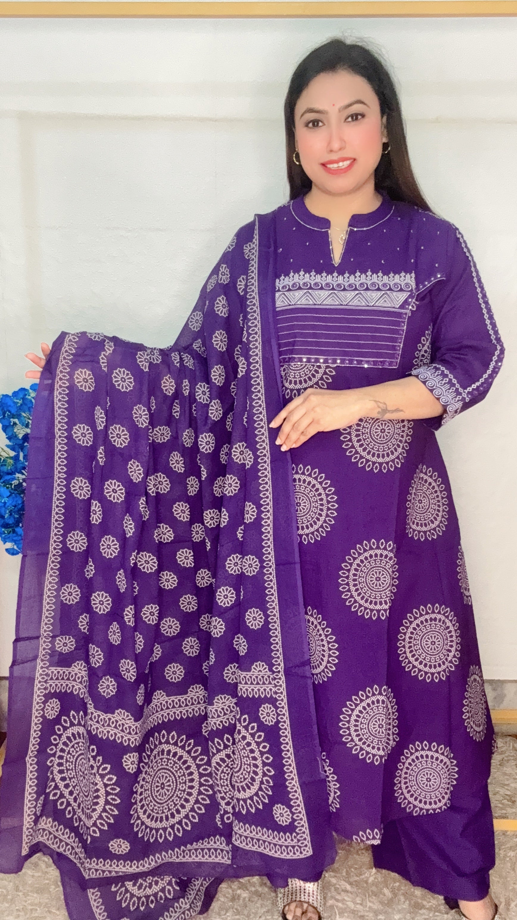A Line Cotton 3pcs Cordset