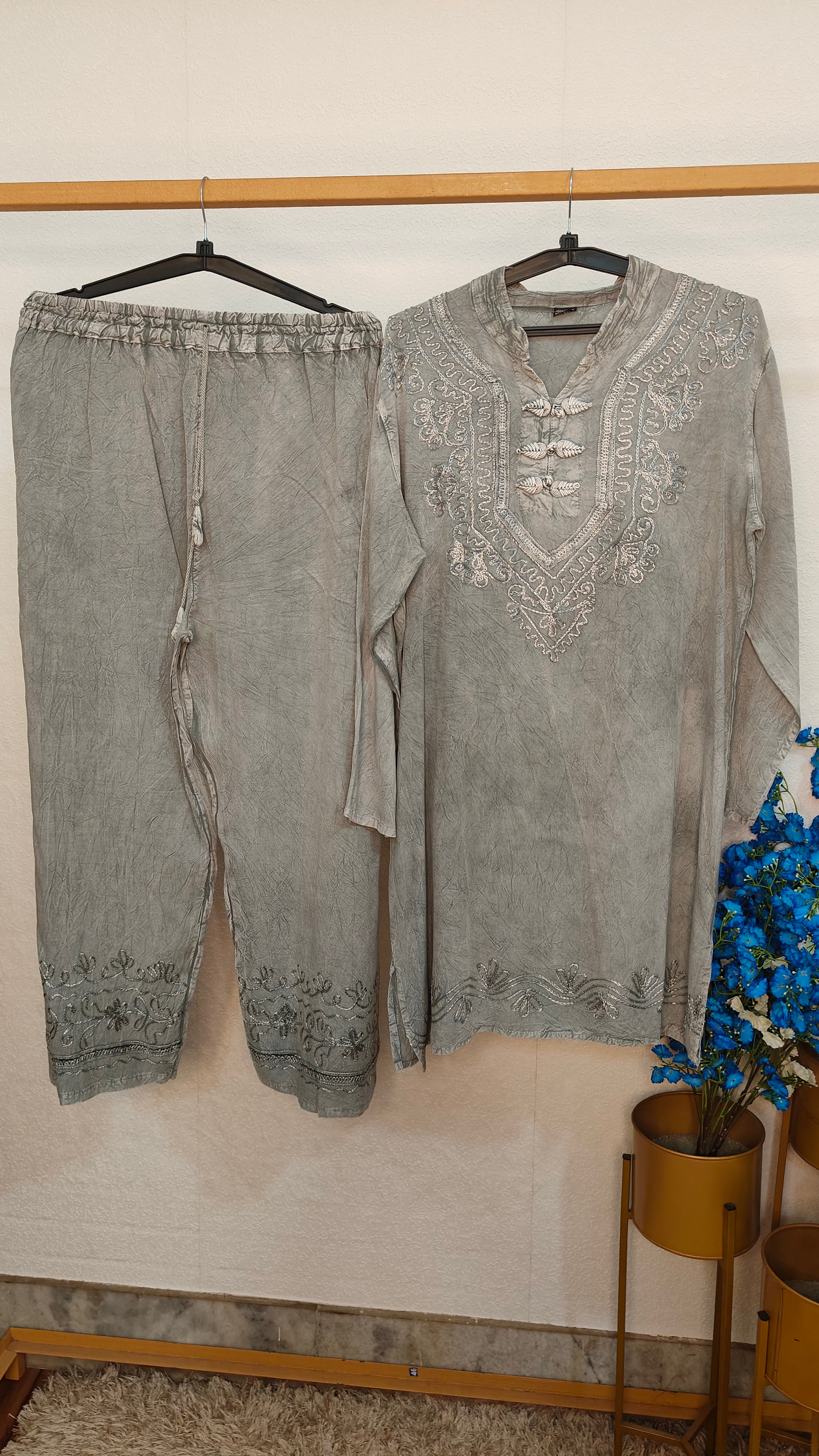 Mirchi Thread Work Cord Set