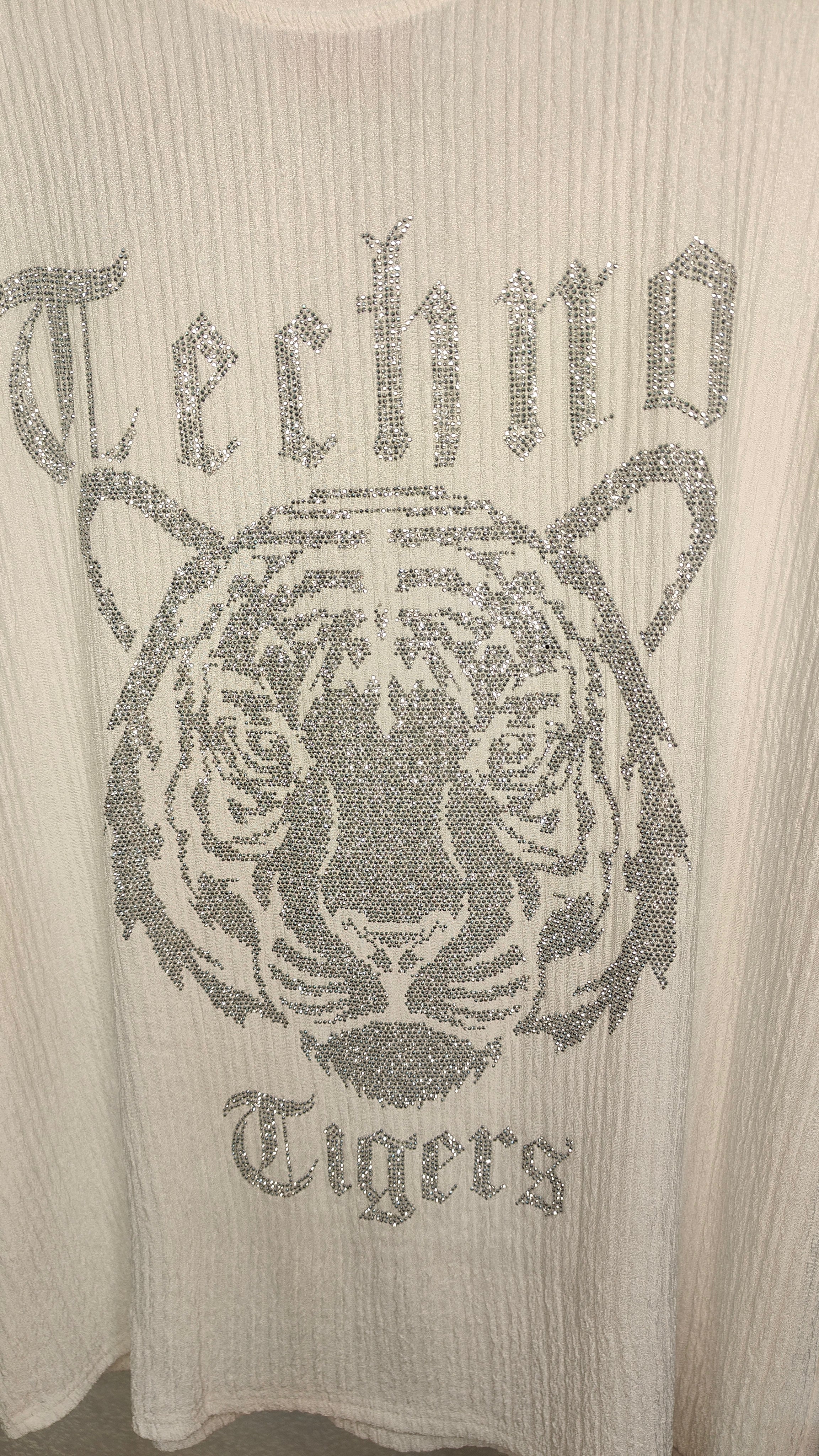 Tiger Servoski Wrinkle Fabric Long T Shirt